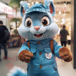 Blue Squirrel mascotte...