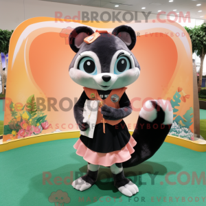 Mascot character of a Peach...