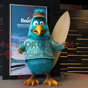 Postava maskota Teal Butter...