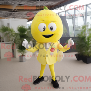 Mascot character of a Lemon...