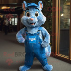 Blue Squirrel mascotte...