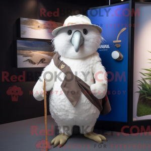Mascot character of a White...