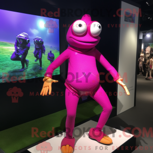 Mascot karakter van een...