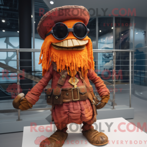 Mascot character of a Rust...
