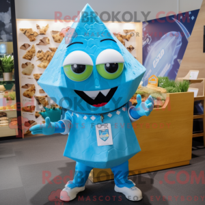 Postava maskota Sky Blue...