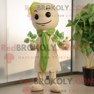 Postava maskota béžového...