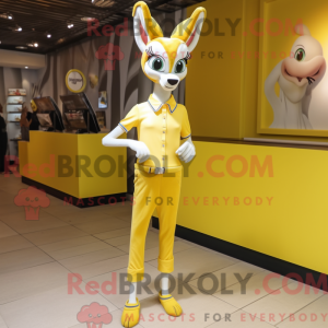 Mascottefiguur van een...