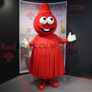 Mascot character of a Red...