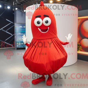 Mascot character of a Red...