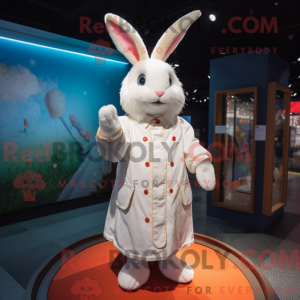 Mascot character of a White...