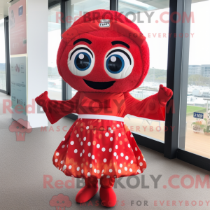 Mascot character of a Red...