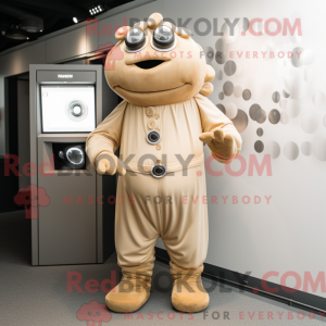Mascottefiguur van een...