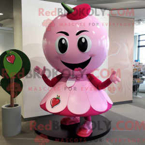 Postava maskota Pink Cherry...