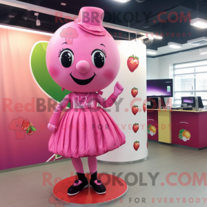 Postava maskota Pink Cherry...