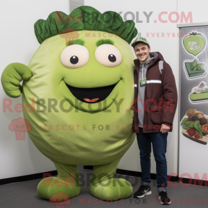 Mascot character of a Olive...
