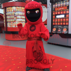 Personagem de máscara de um...