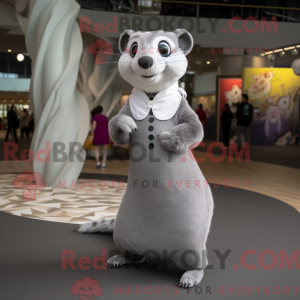 Mascot character of a Gray...