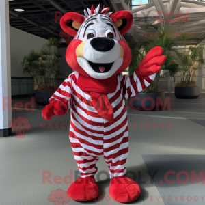 Mascot character of a Red...