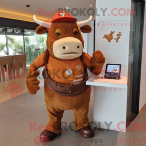Maskottchen eines Rust Bull...