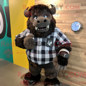 Mascot character of a Black...