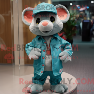 Maskot-karakter av en...