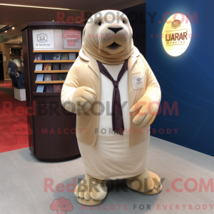 Mascot character of a Cream...