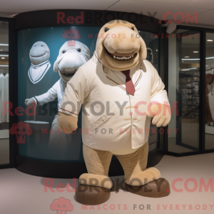 Mascot character of a Cream...