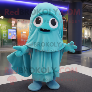 Cyan Pho maskot kostume...