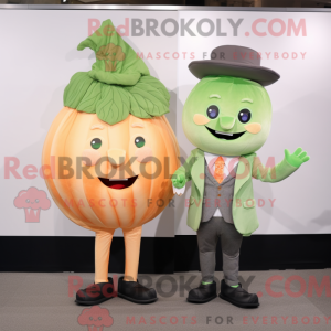 Mascot character of a Peach...