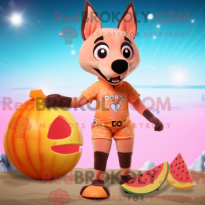 Mascot karakter van een...