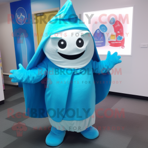 Cyan Pho maskot kostume...