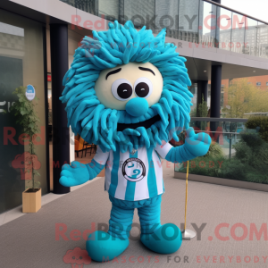 Mascottefiguur van een...