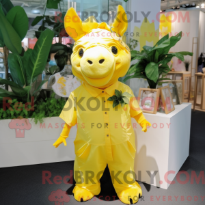 Mascot character of a Lemon...
