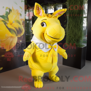 Mascot character of a Lemon...