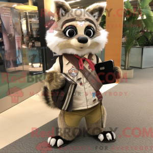 Mascottefiguur van een...