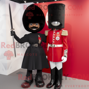Mascot character of a Black...