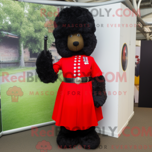 Mascot character of a Black...