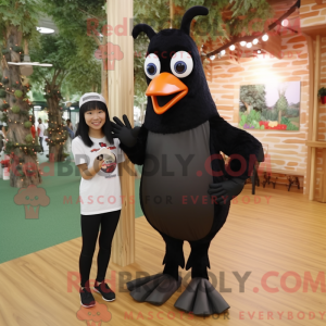 Mascot character of a Black...