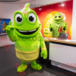 Mascot character of a Lime...