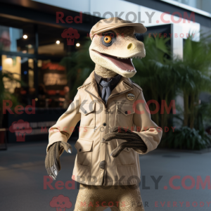 Mascottefiguur van een...