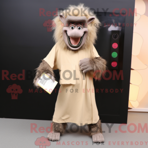 Mascottefiguur van een...