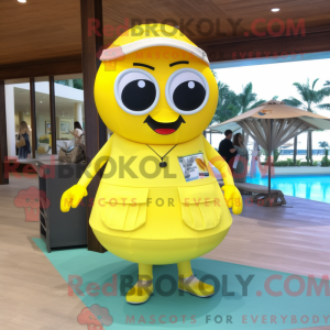 Mascot character of a Lemon...