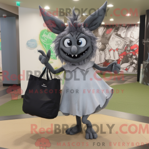 Mascot character of a Gray...