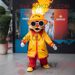 Mascottekarakter van een...