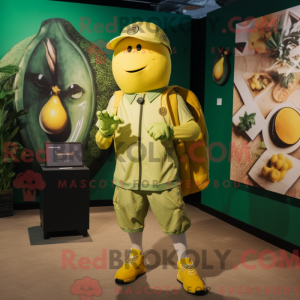 Personagem de máscara de...