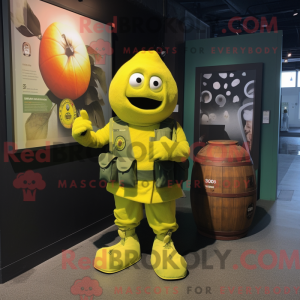 Mascot character of a Lemon...