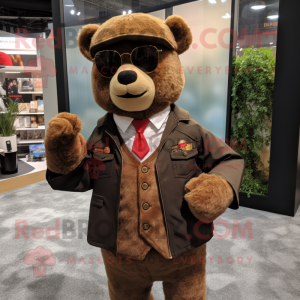 Brown Teddy Bear mascotte...