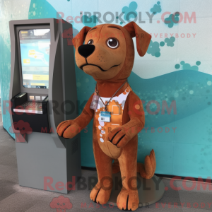 Mascot character of a Rust...
