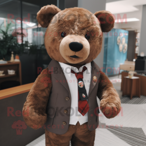 Brown Teddy Bear mascotte...