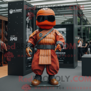 Mascot character of a Rust...